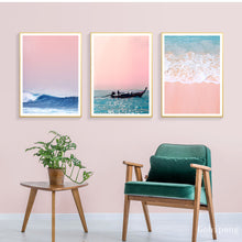 Load image into Gallery viewer, Beach Ship Sea Decoration Pictures