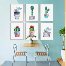 Load image into Gallery viewer, Watercolour Green Plant Style Garden