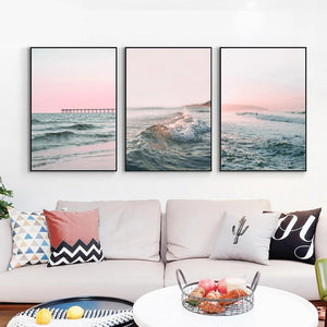 Ocean Print Gallery Painting