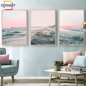 Ocean Print Gallery Painting