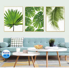 Load image into Gallery viewer, Tropical Banana Leaf Painting