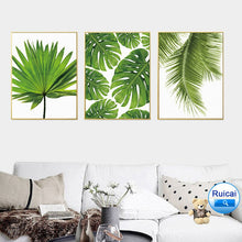 Load image into Gallery viewer, Tropical Banana Leaf Painting