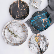 Load image into Gallery viewer, Parisian Marble Dinner Plates