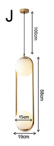 Nordic Glass Ball Pendant Lights