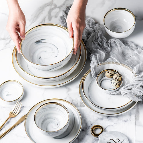 Tokyo Modern Marble Tableware