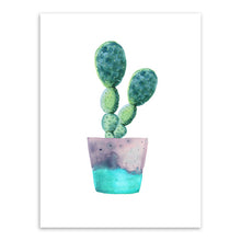 Load image into Gallery viewer, Watercolour Green Plant Style Garden